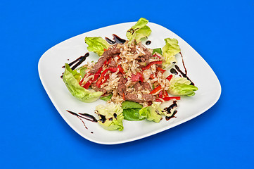 Image showing roast beef salad