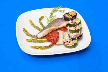 Image showing Seabass fillet