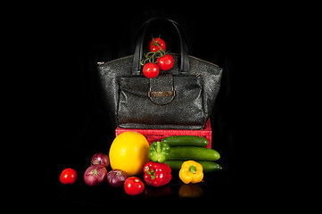 Image showing bag with vegetables