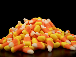 Image showing Small Pile of Candy Corn