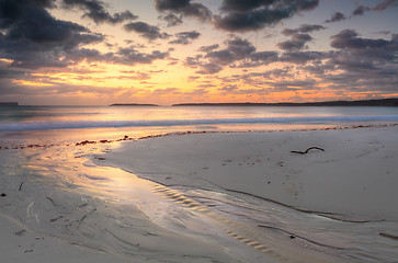 Image showing Sunrise Jervis Bay Australia