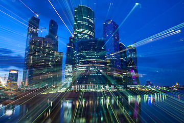 Image showing RUSSIA. MOSCOW - June 8: The Moscow International Business Cente