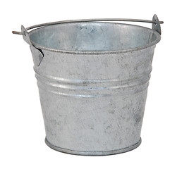 Image showing Empty metal bucket