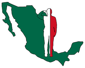 Image showing Mexican salute