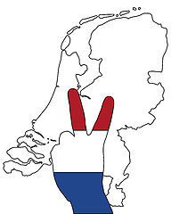 Image showing Dutch finger signal