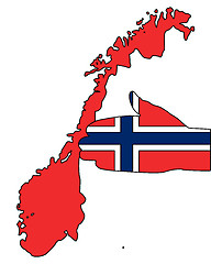 Image showing Welcome to Norway