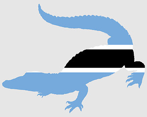 Image showing Crocodile Botswana