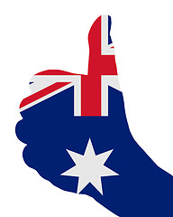 Image showing Australian hand signals