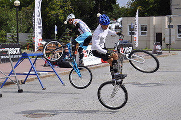 Image showing Timur Ibragimov and Mikhail Sukhanov's performance, champions of