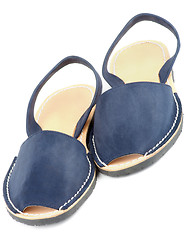 Image showing Blue Sandals Avarcas