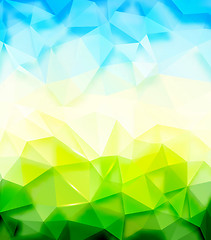 Image showing Triangle nature background