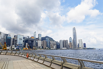 Image showing Modern Buildings in Hong Kong finance district