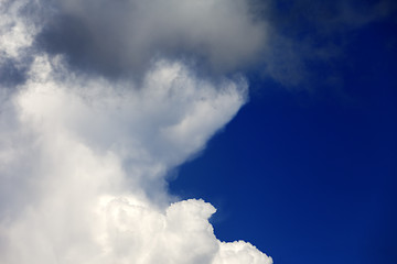 Image showing Blue sky with clouds