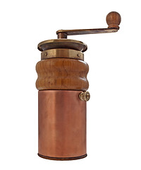 Image showing vintage coffee grinder mill