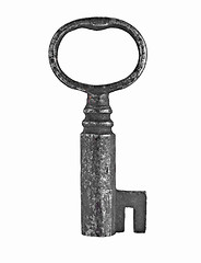 Image showing vintage cabinet lock key