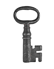 Image showing vintage cabinet lock key