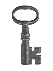 Image showing vintage cabinet lock key