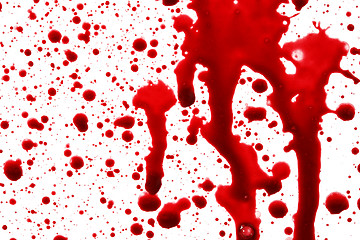 Image showing Drops of blood