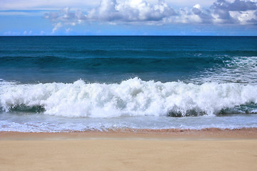 Image showing At a Hawaiian beach