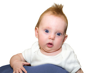 Image showing Cute almost four month old baby girl