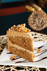 Image showing Almond Toffee Cake