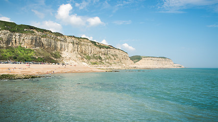 Image showing Beach of Hastings England