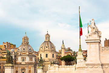 Image showing Piazza Venezia, Rome, Italy