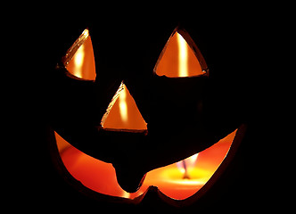 Image showing Black Jack-O-Lantern