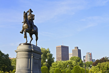 Image showing George Washington Statue, Boston