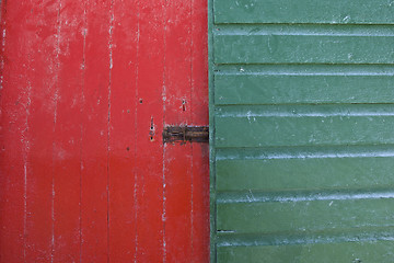 Image showing Wooden door