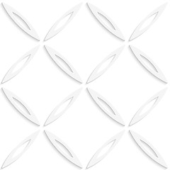 Image showing White oval net seamless pattern