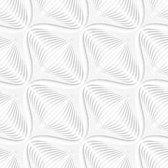 Image showing White geometrical diagonal onion shape seamless pattern