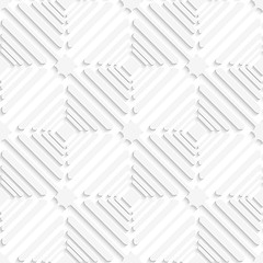 Image showing Diagonal white offset squares pattern