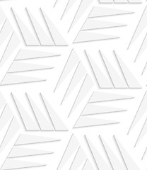 Image showing White triangle seamless pattern