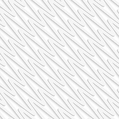Image showing White diagonal wavy lines seamless pattern