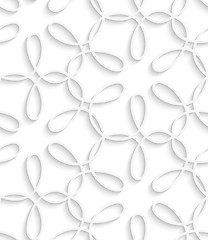Image showing White swirls seamless