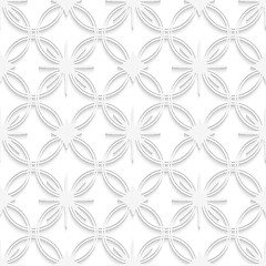 Image showing White detailed ornament seamless