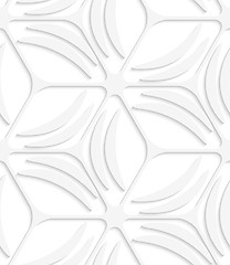 Image showing White net and banana shapes seamless pattern