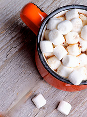 Image showing Hot Chocolate with Marshmallows