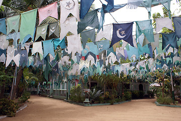 Image showing Muslim flags