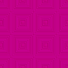 Image showing Pink offset squares embossed tile ornament