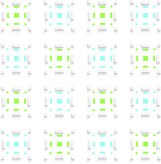 Image showing White blue and green rectangles  seamless