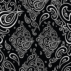 Image showing Seamless Paisley background.