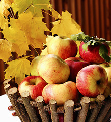 Image showing Apple basket