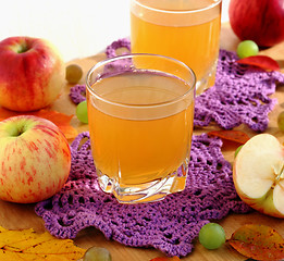 Image showing Apple juice