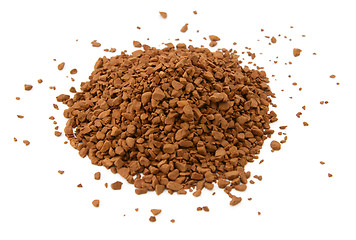 Image showing Heap of instant coffee granules