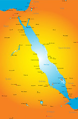Image showing Red Sea region