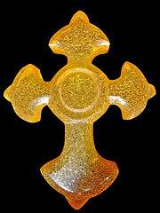 Image showing Yellow cross