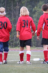 Image showing soccer players