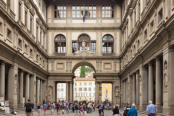 Image showing Uffizi Gallery, Florence, Italy.